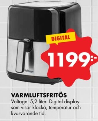 ÖoB Voltage fritös erbjuda