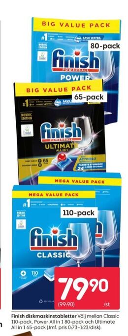 Rusta Finish diskmaskintabs erbjuda