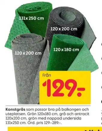 Rusta Gourmet gold konstgräs erbjuda