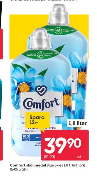 Rusta Comfort sköljmedel erbjuda