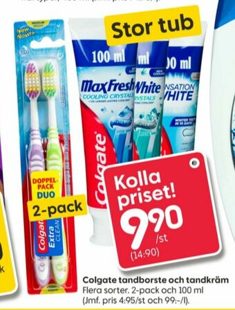 Rusta Colgate Tandkräm erbjuda