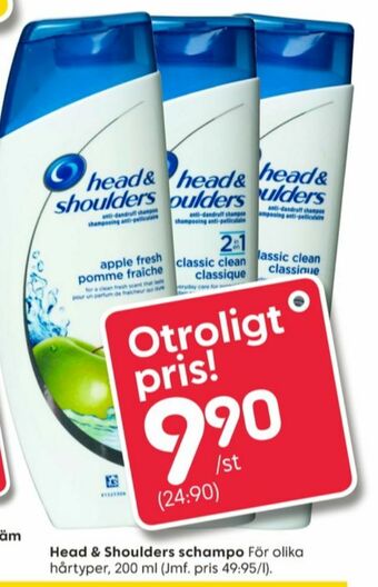 Rusta Head&Shoulders Shampoo erbjuda