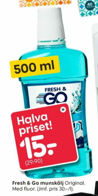 Rusta Fresh & Go Munskölj erbjuda