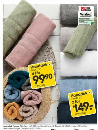 Rusta Handduk erbjuda