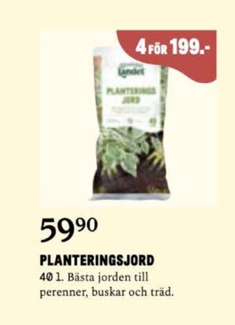 Blomsterlandet Blomsterlandet plantjord erbjuda