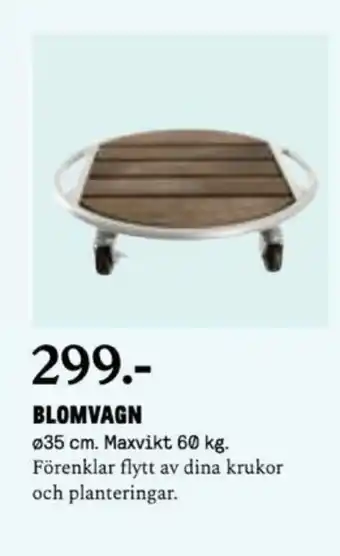 Lpm blomvagn