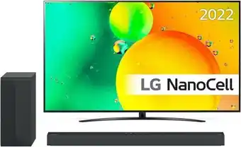 Webhallen Lg 75" 75nano766qa - nanocell 4k / smart tv + lg soundbar s65q erbjuda