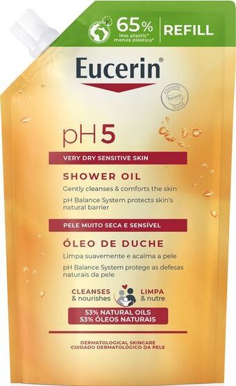 Eucerin ph5 shower oil refill, duscholja, 400 ml
