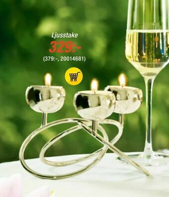 Guldfynd Ljusstake erbjuda