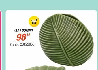Guldfynd Vas i porslin erbjuda