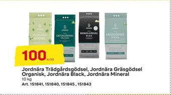 Jordnära trädgårdsgödsel, jordnära gräsgödsel organisk, jordnära black, jordnära mineral