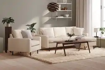 Chilli Soffa malley 3-sits med divan vändbar erbjuda