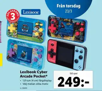 Lexibook cyber arcade pocket