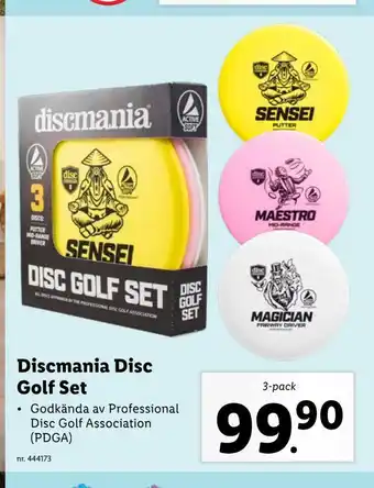 Lidl Discmania disc golf set erbjuda