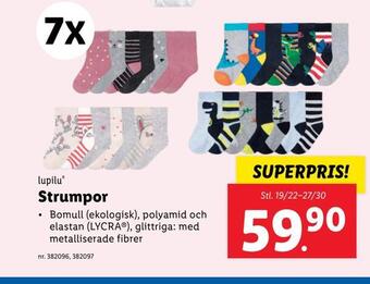 Lidl Strumpor erbjuda