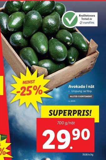 Lidl Avokado i nät erbjuda