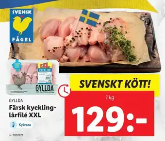 Färsk kyckling lårfilé xxl