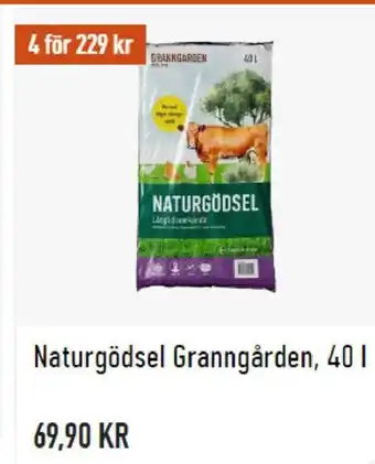 Granngården Naturgödsel Granngården, 40 l erbjuda
