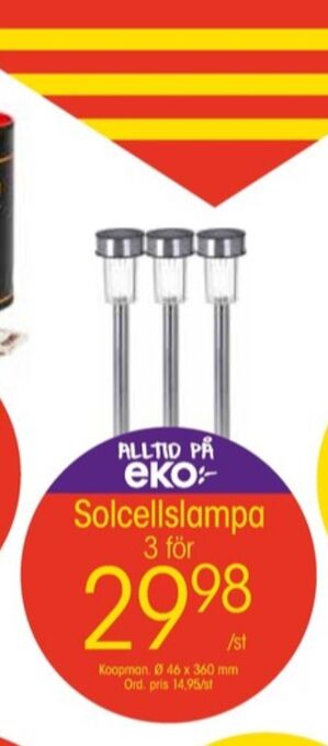 Koopman solcellslampor