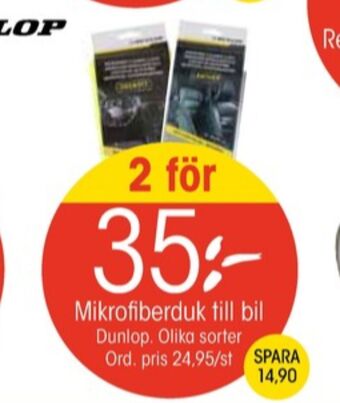 Dunlop bilvårdsprodukter