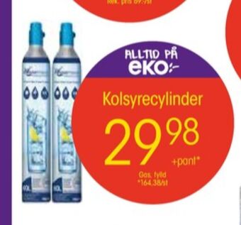 EKO Wassermaxx kolsyrepatron erbjuda