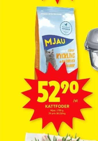 ICA Kvantum Mjau kattmat erbjuda