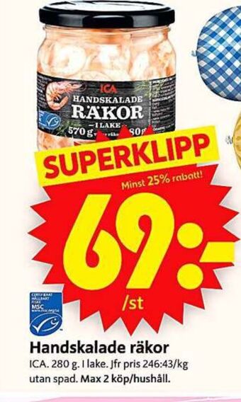 ICA Supermarket Ica räkor erbjuda