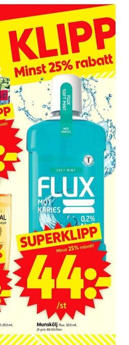 ICA Supermarket Flux munskölj erbjuda