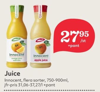 Hemköp Innocent juice erbjuda