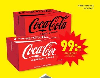 ICA Kvantum Coca cola läskedryck erbjuda