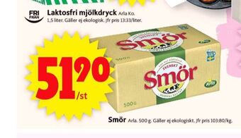 ICA Supermarket Svenskt smör erbjuda