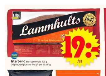 ICA Supermarket Lammhults isterband erbjuda