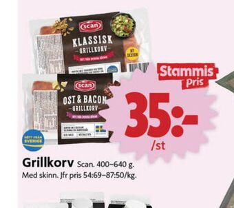 Scan grillkorv
