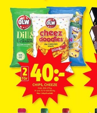 ICA Kvantum Olw chips erbjuda