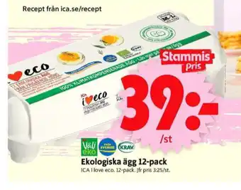 ICA Supermarket Ica i love eco ägg erbjuda