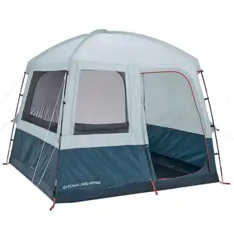 Decathlon Allrum med bågar för camping – arpenaz base – sex personer erbjuda