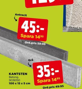 Jem&Fix Kantsten erbjuda