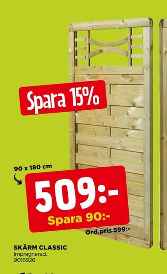 Jem&Fix Skärm classic erbjuda