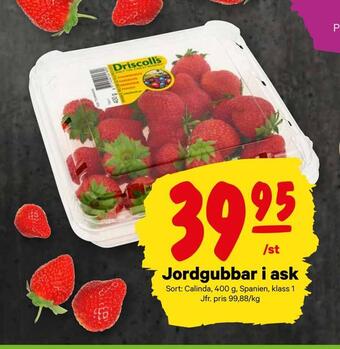 City Gross Jordgubbar i ask erbjuda