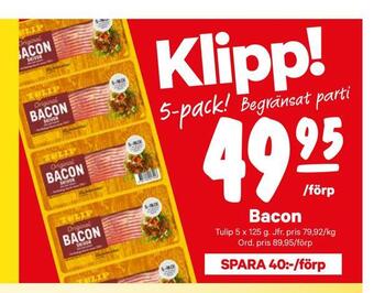 City Gross Bacon erbjuda