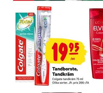 City Gross Tandborste, tandkräm erbjuda