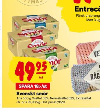 City Gross Svenskt smör erbjuda