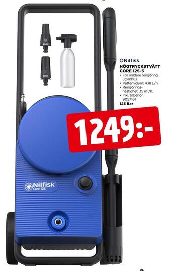 Jem&Fix Högtryckstvätt core 125-5 erbjuda