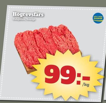 Bonum Matmarknad Högrevsfärs erbjuda