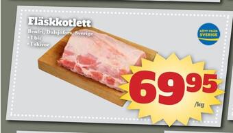 Bonum Matmarknad Fläskkotlett erbjuda