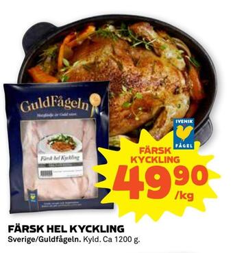 Coop Forum Färsk hel kyckling erbjuda