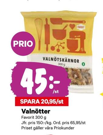 City Gross Valnötter erbjuda