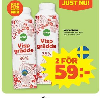 Coop Forum Vispgrädde erbjuda