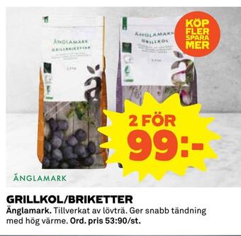 Grillkol/briketter