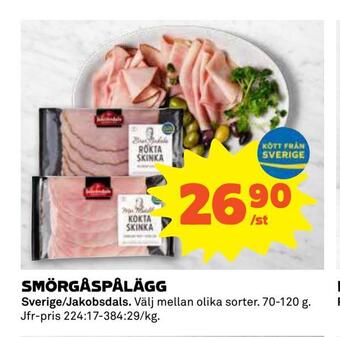 Coop Daglivs Smörgåspålägg erbjuda
